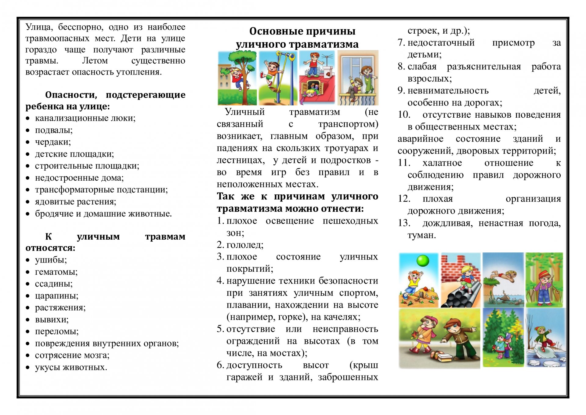 План мероприятий по профилактике детского травматизма в республике беларусь на 2021 2025 годы